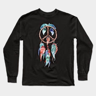 The Face of a Dreamcatcher Long Sleeve T-Shirt